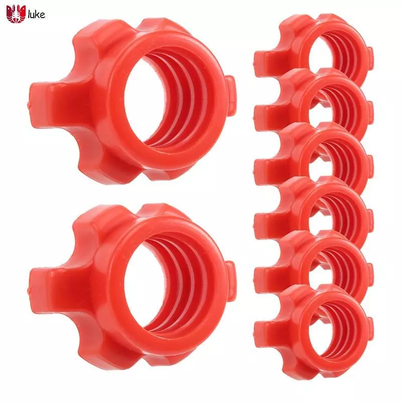 8PCS Dumbbell Nut,Dumbbell Rod Nut, Collars สําหรับ Barbells Bars Training Sports Accessories .th