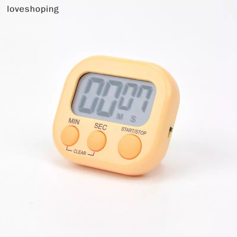 [LS] Magnetic Digital Kitchen Timer พร้อมขาตั้ง 99-Minute Digital Kitchen Timer Cook-Friendly Counting Timer Alarm Clo Counter [VN]