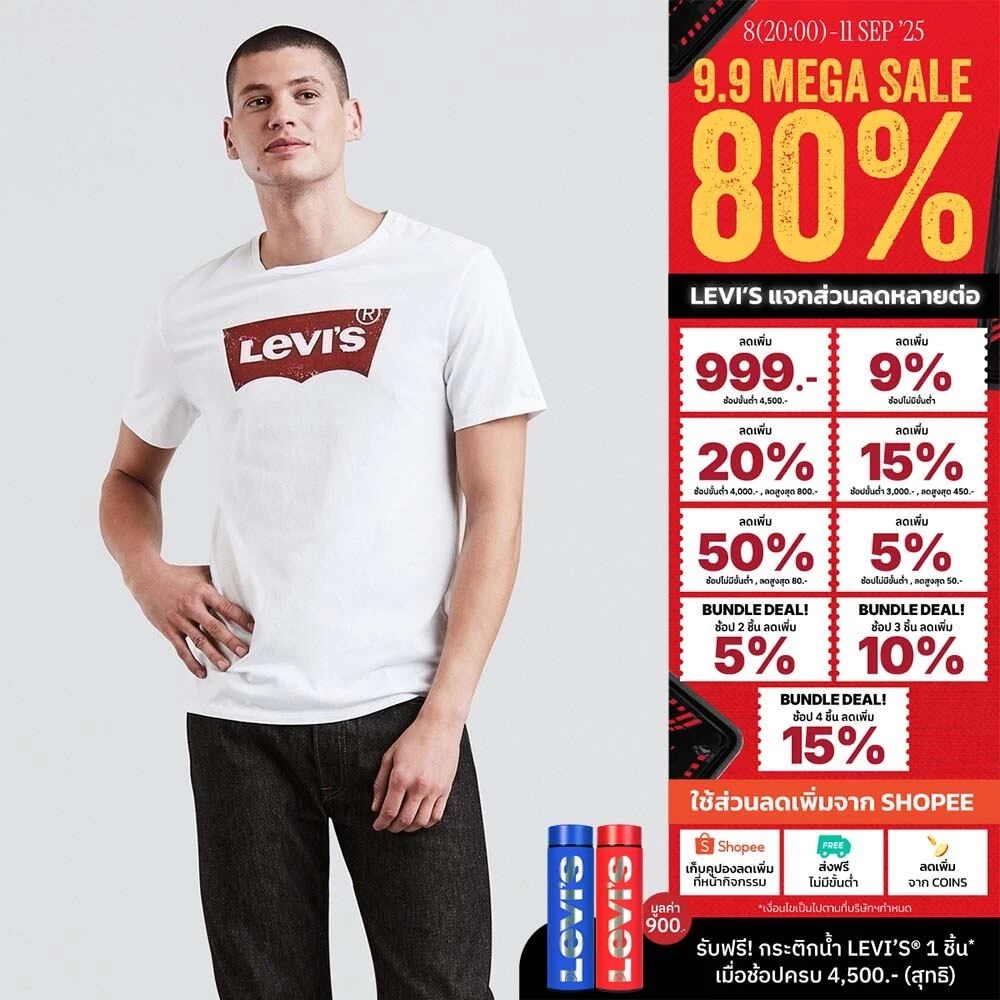 Levi's® เสื้อยืดผู้ชาย รุ่น Graphic Set-In Neck T-shirt