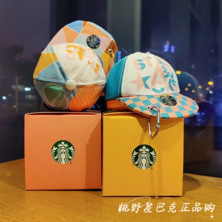 กระเป๋าใส่เหรียญ Starbucks สไตล์มินิ หลากสีสัน สีเขียว สีแดง และสีส้ม พวงกุญแจแฟชั่น สำหรับสะพายขวางหรือของขวัญน่ารัก — ของมงคลหมวดสีมงคล
