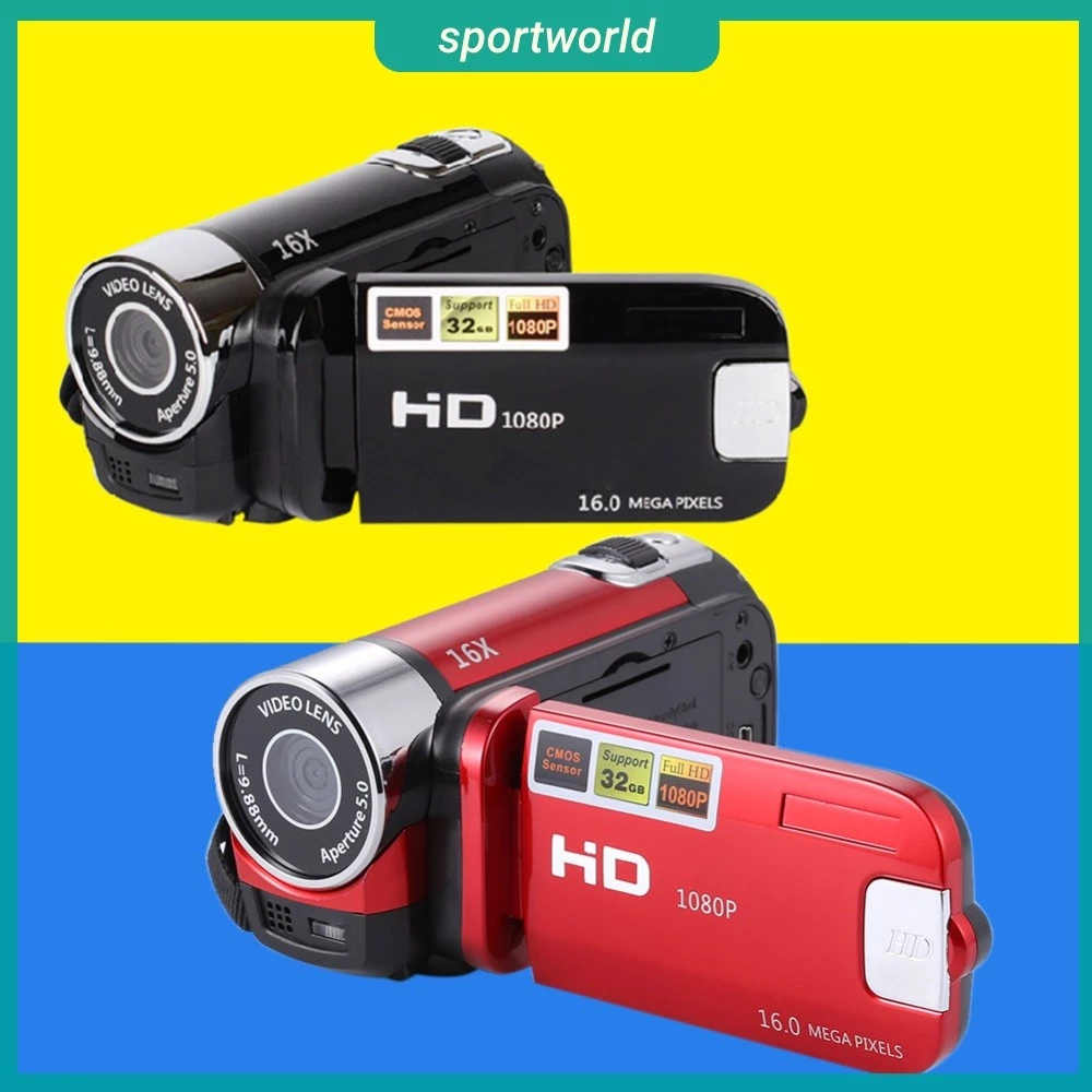 กล้องวิดีโอดิจิตอล Full HD 1080P 32GB 16x ซูมกล้องวิดีโอขนาดเล็ก DV กล้อง _ST11