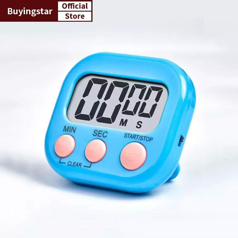 ZCX Magnetic Digital Kitchen Timer ขาตั้ง 99-Minute Digital Kitchen Timer Cook-Friendly Counting Timer Alarm Clo Counter VO