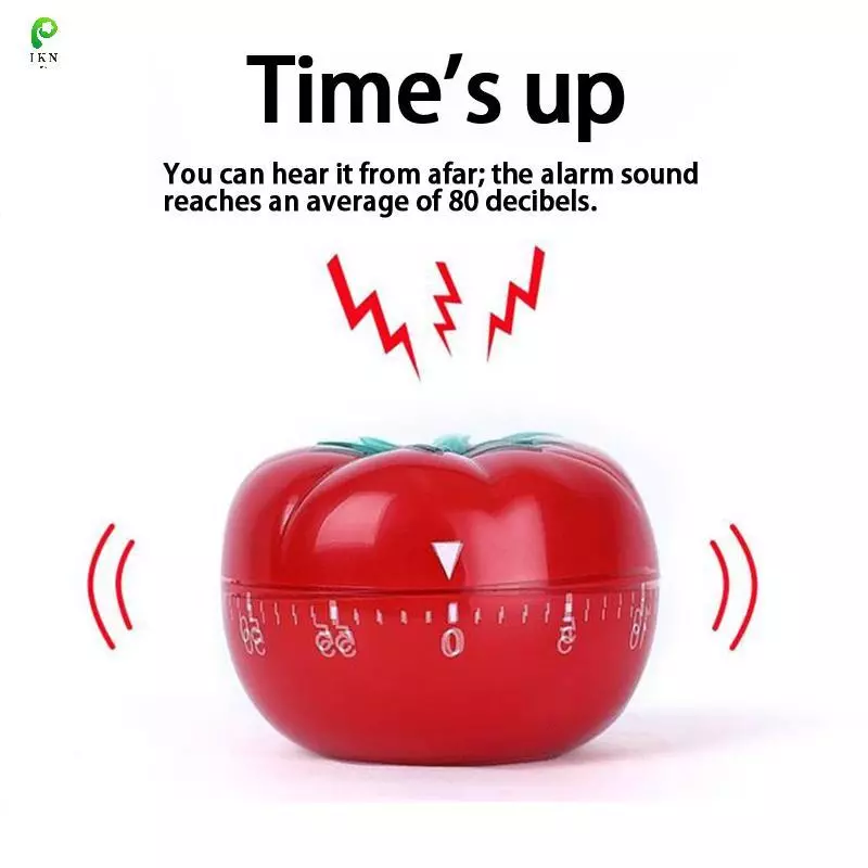 [ikn] Tomato Timer Electronic Kitchen Reminder Pomodoro Mechanical Counting Alarm Kitchen Cooking Tool Game Timer Clo [TH]