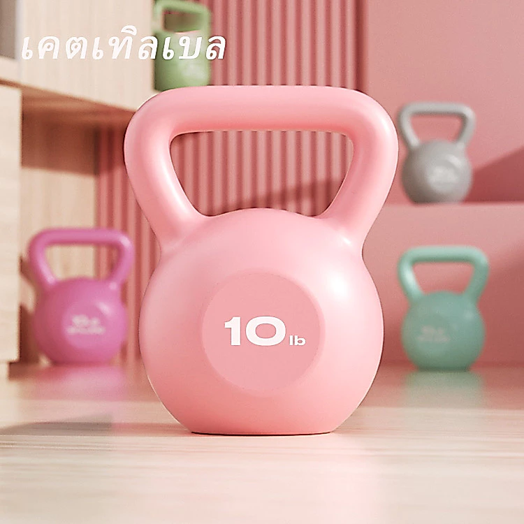 5Lbs ลูกตุ้มยกน้ําหนัก เคตเทิลเบล ดัมเบลหูหิ้ว ดัมเบลลูกตุ้ม ลูกยกน้ำหนัก Kettlebell Dumbbell