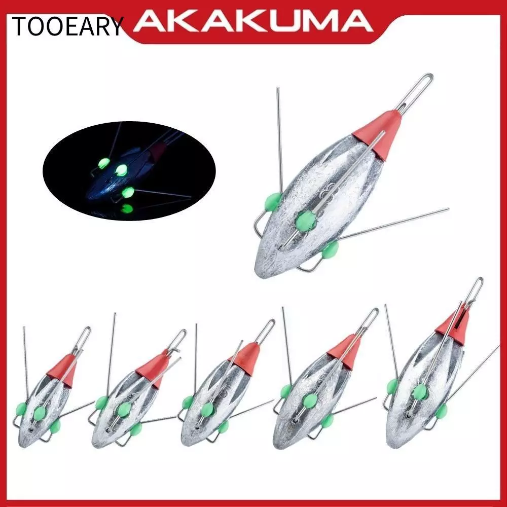 TAINAKARITSU Sputnik Fishing Sinker, 3oz-8oz Weight Glow Bead Surf Fishing Weight, Fishing Weight Beach Design Casting Sinkers Beach Fishing