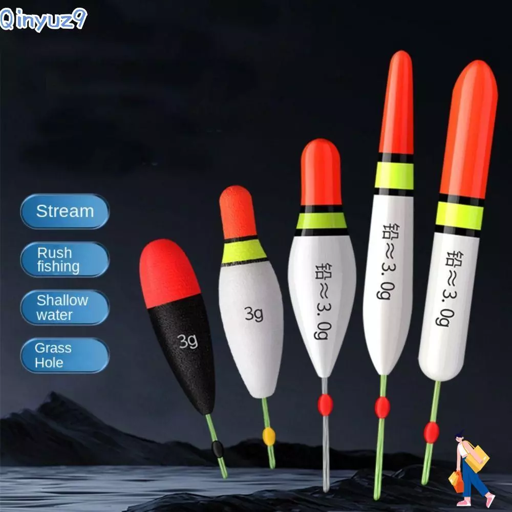 QINYUZ9 Fishing Rock Float, Superfine Sea Fishing Streams Floaters, Rock Fishing Workmanship Dual-purpose Fishing Tackle อุปกรณ์ตกปลาน้ําแข็ง