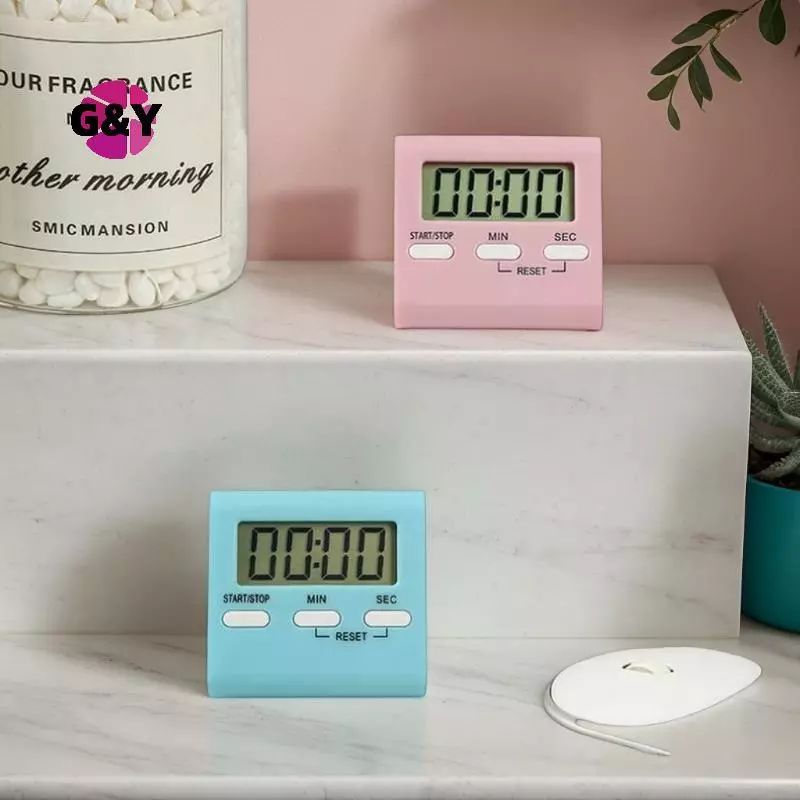 G&Y Digital Kitchen Timer Magnetic LCD คู่มือนับถอยหลังทําอาหารจับเวลา Mechanical Kitchen Gadgets จับเวลานับถอยหลัง