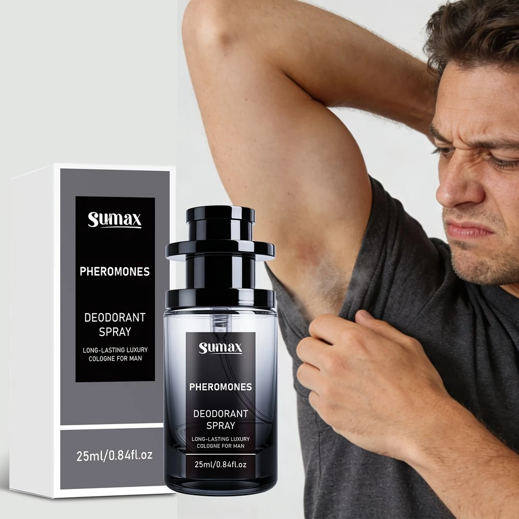 ดับกลิ่นฟีโรโมน สเปรย์ระงับกลิ่นกายฟีโรโมนปรับปรุงขั้นสูง แพ็คเกจเดินทาง เสริมเสน่ห์ เสริมปฏิสัมพันธ์ทางสังคม ใช้น้ํามันงาโคโลญจ์คุณภาพสูงของเราเพื่อดึงดูดสุภาพสตร 25มล — ของมงคลหมวดไลฟ์สไตล์และของขวัญ