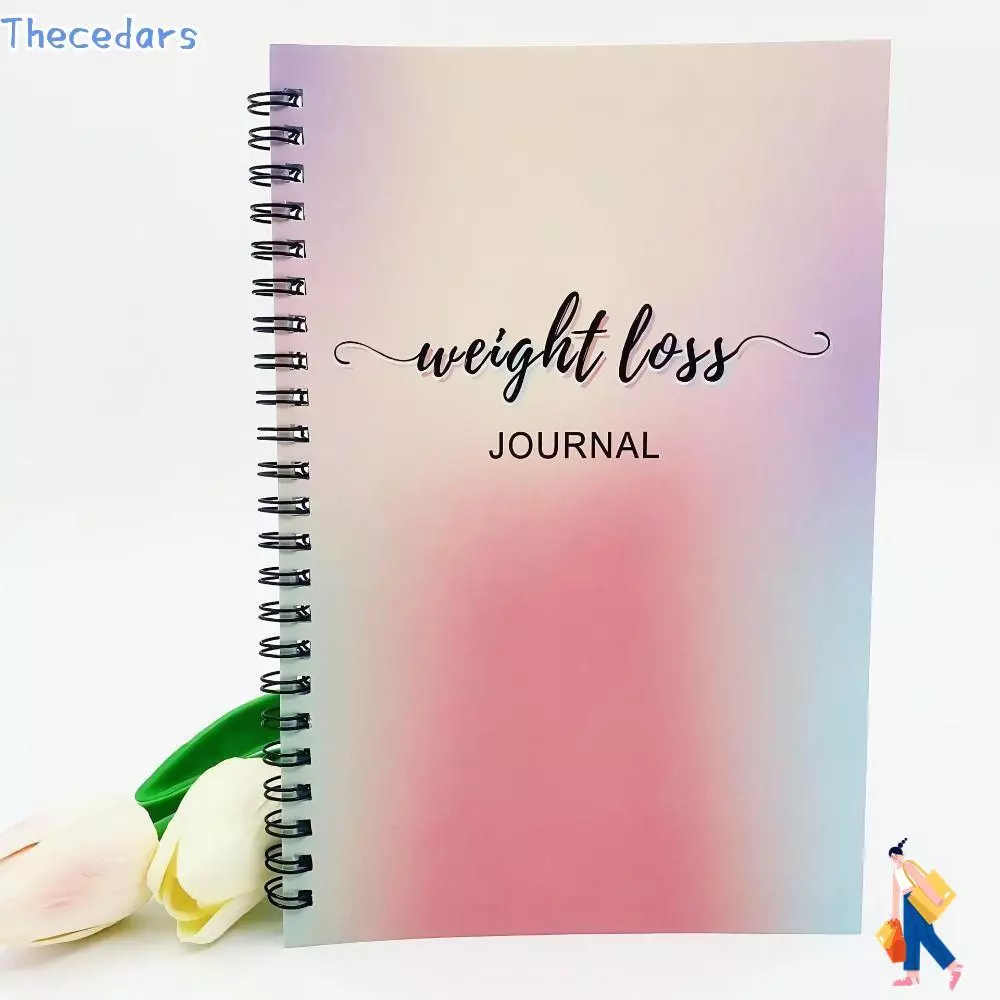 หนังสือแผนลดน้ําหนัก THECEDARS, Wellness Planner Goal Setting Fitness Journal, คุณภาพสูงการวัดรายเดือน 12 เดือน Progressive รายเดือน Planner สุขภาพ — ของมงคลหมวดไลฟ์สไตล์และของขวัญ