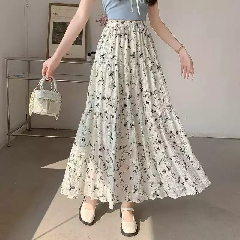 เดรสยาวลายพิมพ์สไตล์ฝรั่งเศสแบบสบาย ๆ สีพื้นขาวนวล ทำให้ผิวดูสว่าง คู่กับเสื้อถักสวยมาก เหมาะสำหรับออกเดตเป็นอันดับแรก — ของมงคลหมวดไลฟ์สไตล์และของขวัญ
