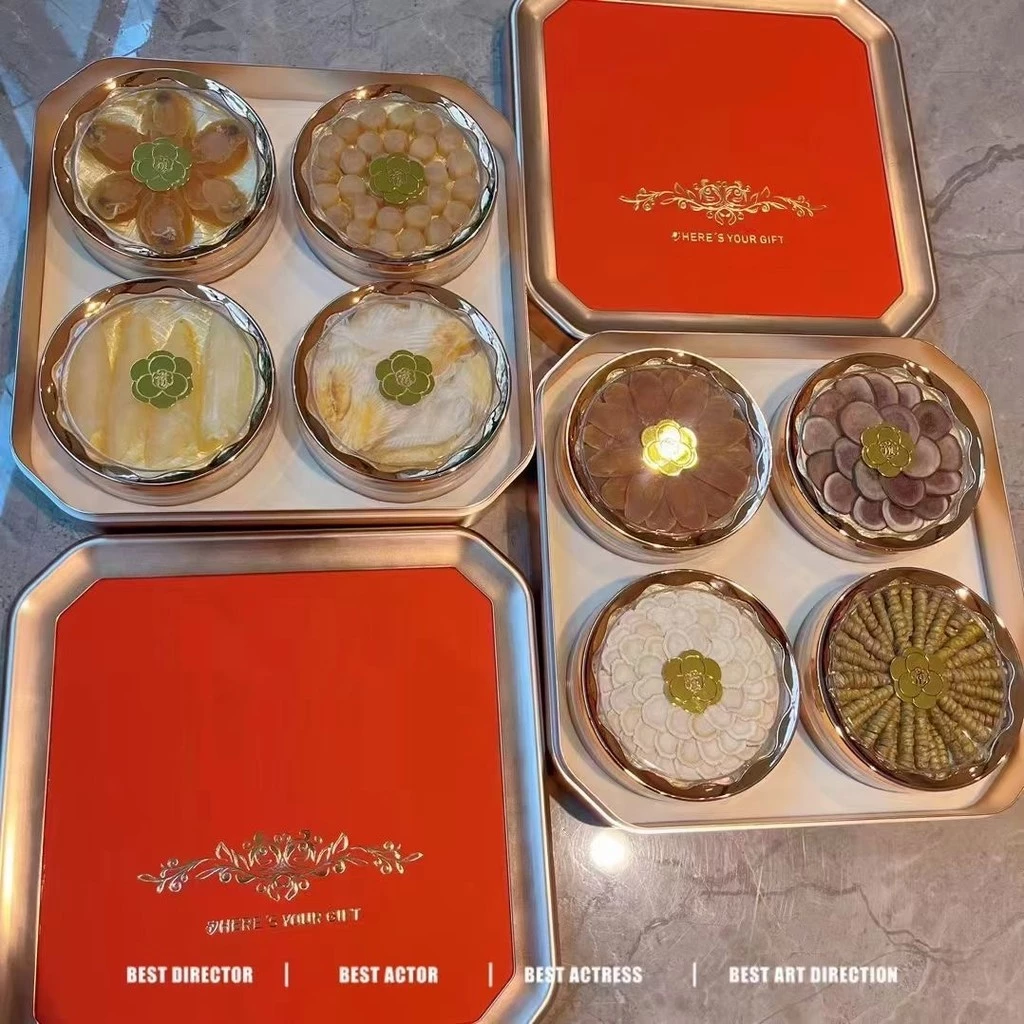 ของขวัญเทศกาลไหว้พระจันทร์ ดอกไม้เทศกาลดวงจันทร์ตอนเช้าของขวัญกล่องของขวัญสี่ช่องสําหรับลูกค้าผู้นําพ่อแม่พ่อแม่บํารุง — ของมงคลหมวดความรักและความสัมพันธ์