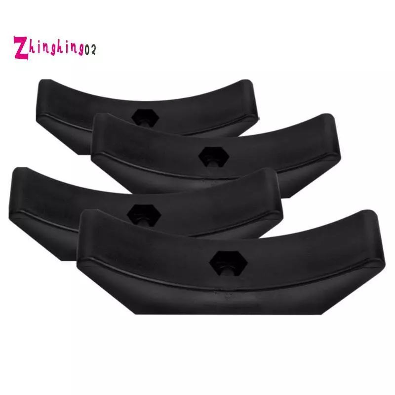 Cushioned ผู้ถือลดเสียงรบกวน 4 ชิ้น Dumbbell Rack Hollow Dumbbell Stand Home Gym Fitness Storage