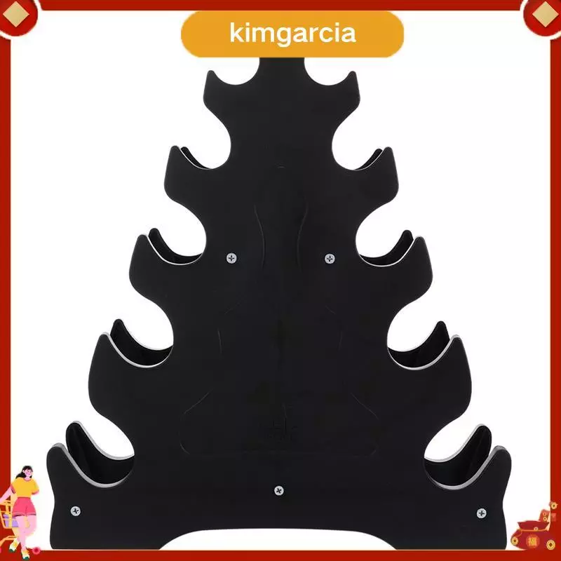 kimgarcia Dumbbell Rack Stand Compact A-Frame Dumbbell Rack พร้อมที่จับอัพเกรด,ชั้นวางน้ําหนักรูปสามเหลี่ยมสําหรับ Home Gym Space