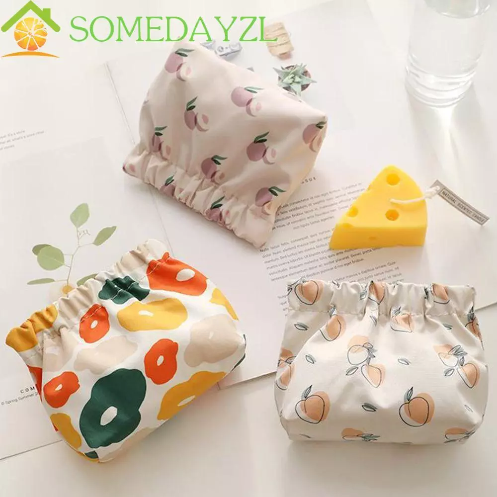 Somedayzl ใบไม้ ฤดูใบไม้ผลิ กระเป๋าน่ารัก ลําลอง สายเคเบิล ข้อมูล กระเป๋าผ้าอนามัย กระเป๋าเก็บ ปิดตัวเอง สิ่งของขนาดเล็ก กระเป๋าผู้หญิง เปลี่ยนกระเป๋า — ของมงคลหมวดการเงินและโชคลาภ