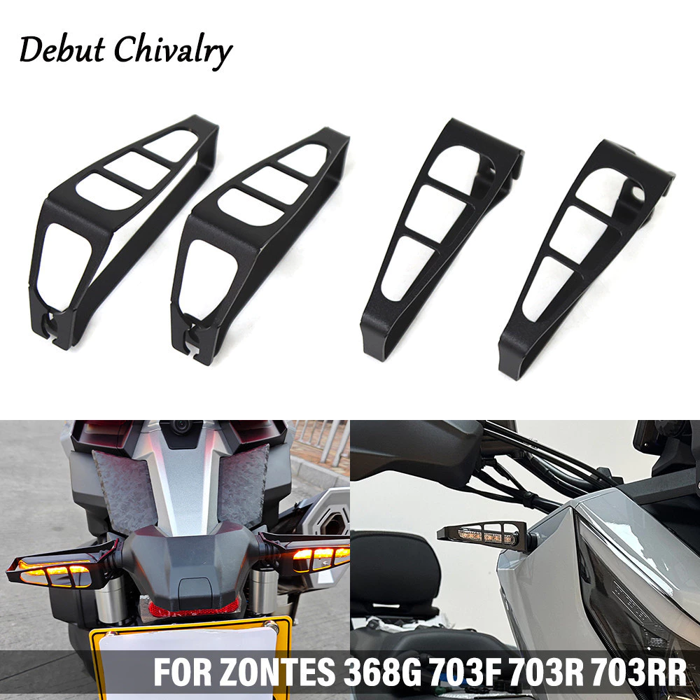 【cod】2pcs ฝาครอบตกแต่งไฟเลี้ยวรถ ZONTES 368G/368A ป้องกันรอยขีดข่วน ใช้ได้ทั้งไฟเลี้ยวหน้าและหลัง (ขายเป็นคู่)