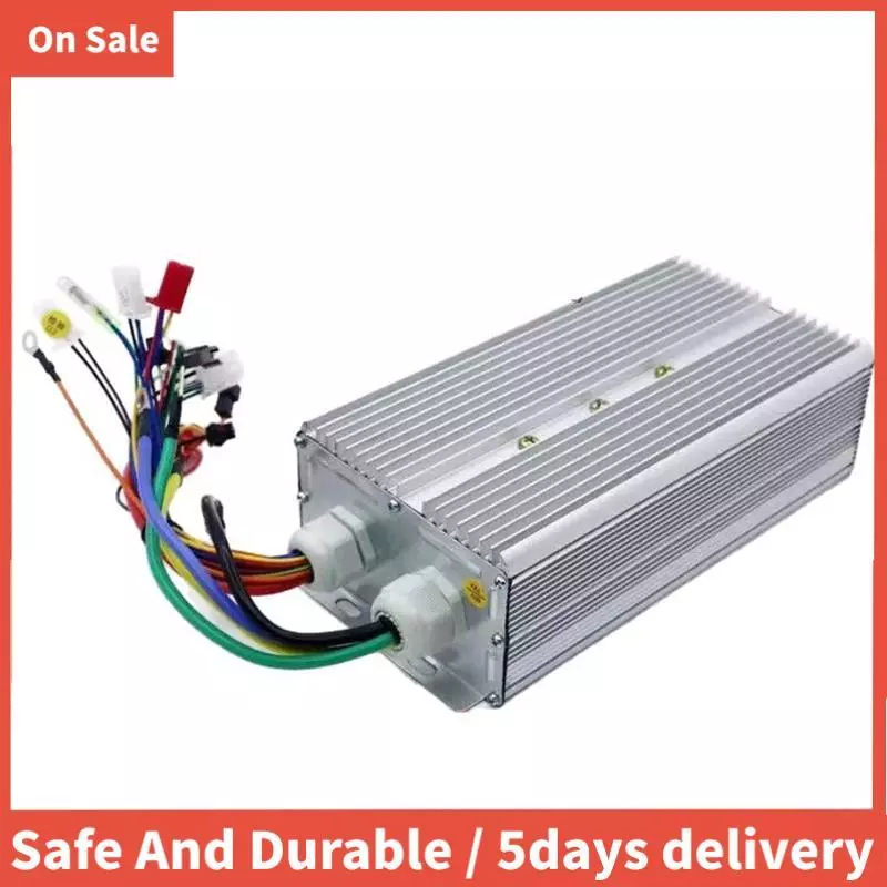 ควบคุมมอเตอร์ไร้แปรงถ่าน 3000W สำหรับ BLDC มอเตอร์ ใช้งานได้กับจักรยานไฟฟ้า Ebike Tricycle และรถจักรยานยนต์ พร้อมระบบไฟ 18 ดวง