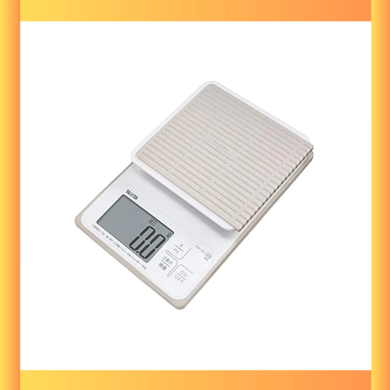 Tanita Cooking Scale Kitchen Scale Waterproof Digital 3kg 0.1g KW-320 WH Washable Kitchen Scale
