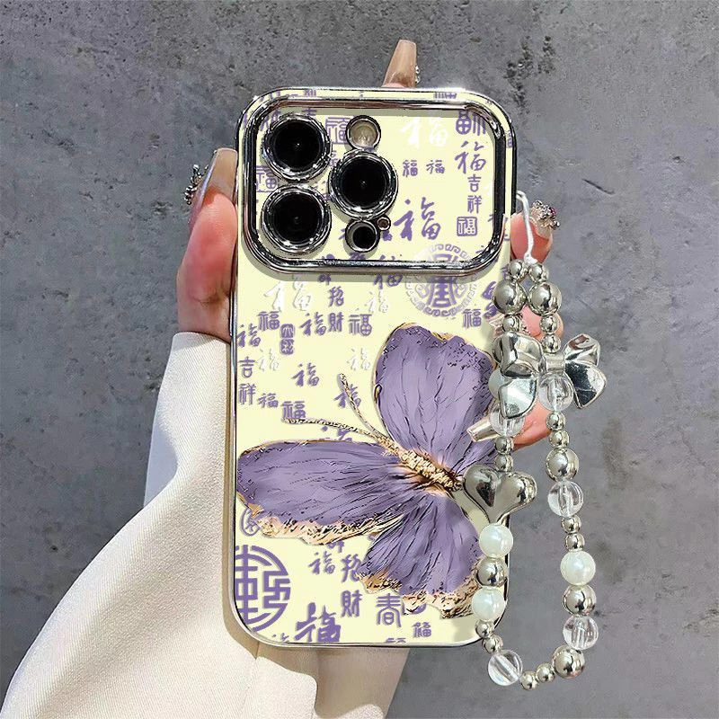🦋ชื่อร้าน💜เคสไอโฟน ดีไซน์ผีเสื้อสีม่วงมงคลiPhone17ProMax17Air16pro15plus14/13/12/11/XR-CDY6DSC75 — ของมงคลหมวดสีมงคล