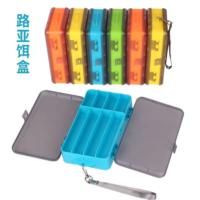 Luye Bait Bait Double Bait Fishing กับ Fish Hook Storage Box LEIF MINO BAIT