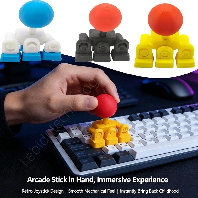 Creative 3D พิมพ์คีย์บอร์ดจอยสติ๊ก WASD เกม controller EnhancesEhe Gaming Experience แป้นพิมพ์เครื่องกลตกแต่งเกมคอนโซลอุปกรณ์เสริม
