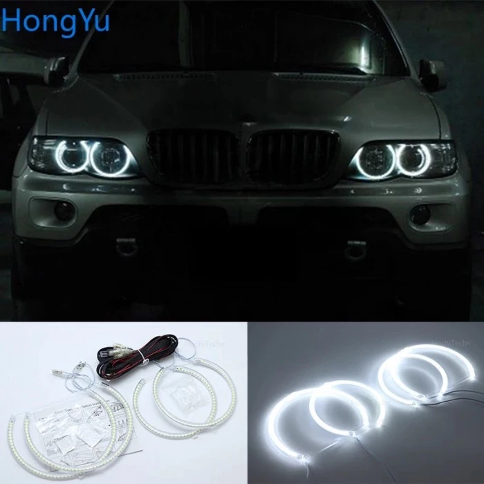 For BMW E53 X5 2000 2001 2002 2003 Excellent Angel Eyes Ultra bright smd led Angel Eyes kit  rings