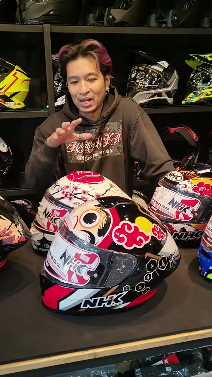 JAPAN STYLE สำหรับใครที่หาลายแนว "ญี่ปุ่น" แนะนำ K5R คัดมาให้แล้ว ราคาเพียง 3,200.- เท่านั้น สนใจกดที่ตะกร้าด้านล่างได้เลยครับ #besthelmet #NHKhelmet #japan #หม...