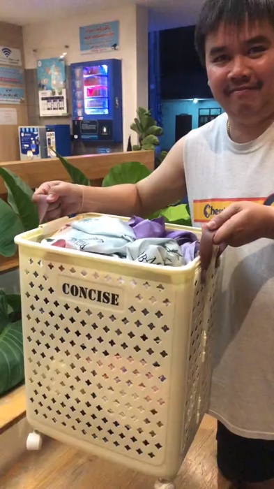 Giỏ quần áo gập được#giỏquầnáo #đồdùngtrongnhà #đồhotแอปส้ม #ShopeeVideo #Shopee #ShopeeVideoTH