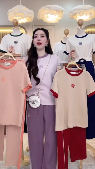เซตเสื้อขาว #เซตแขนสั้น #เซตขายาว #ชุดเซต #ชุดเซตแฟชั่น