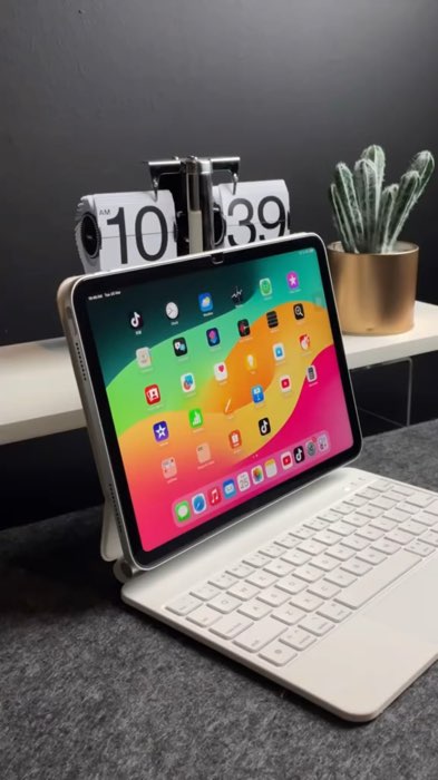 ￼#GOOJODOQ  คีย์บอร์ดแม่เหล็กสําหรับ Air4/5/6 Pro11(2018-24) Gen10 Magnetic Floating Cantilever การแจ้งเตือนจอแสดงผล LED#VideoMission #Shopee