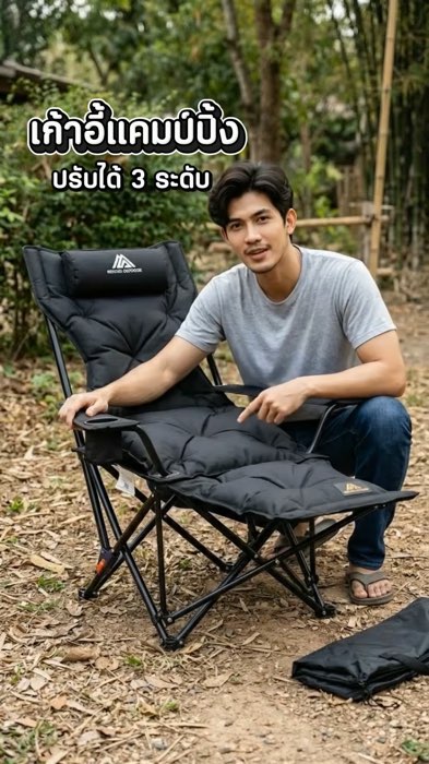 Ghế cắm trại điều chỉnh 3 mức #sofađiềuchỉnhđượcnằm #ghế #ghếsofa #ShopeeVideo