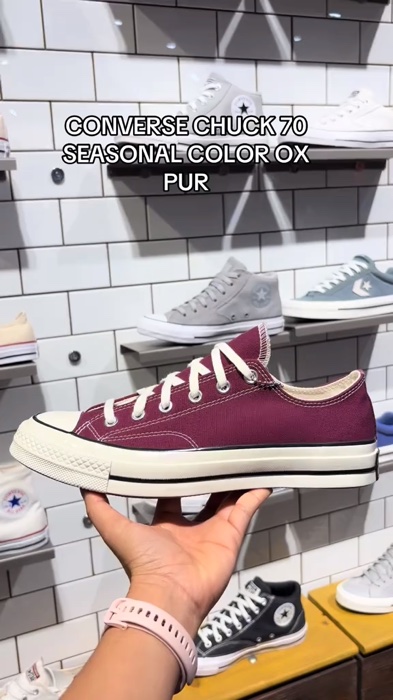 CONVERSE รองเท้า CHUCK 70 SEASONAL COLOR OX NAVY Unisex A09469CU_H4NAXX#ของแท้ #ส่งฟรี #ร้องเท้า