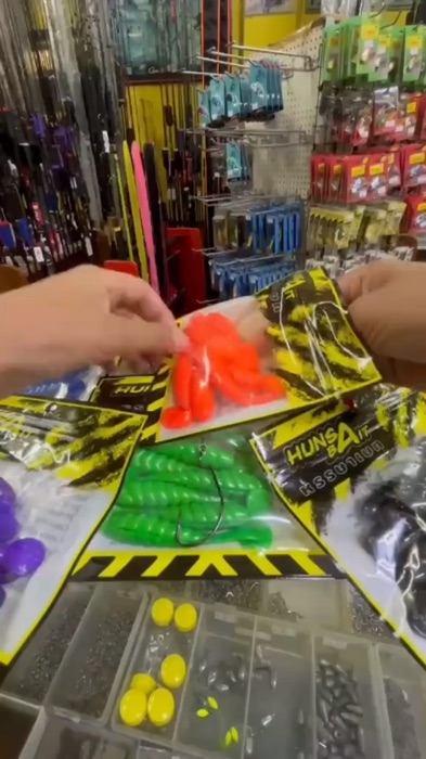 ￼หนอนยาง จากค่าย Hunsa Bait รุ่น Hunsa Spike#ราคาถูก #เหยื่อตกปลา #ส่งฟรี #ของแท้