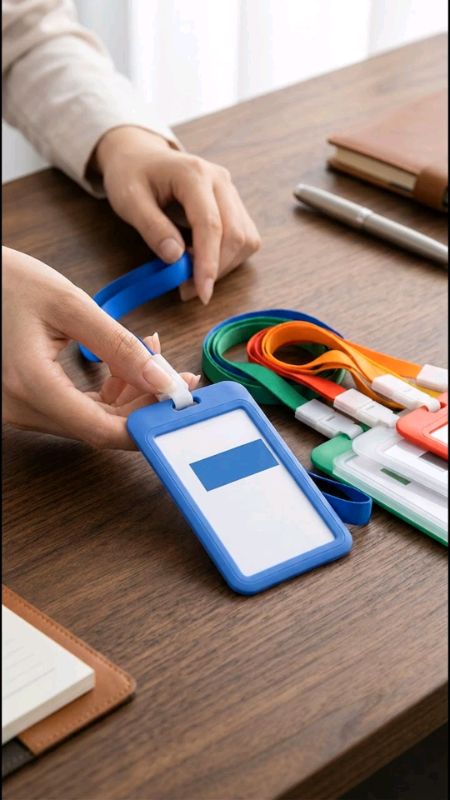 DAILY nhãn treo thẻ loại PP không trong suốt, miễn phí dây đeo cổ, thẻ học sinh, đựng thẻ nhân viên, treo thẻ nhân viên, bao gồm dây #đựngthẻ #nhãntreothẻ