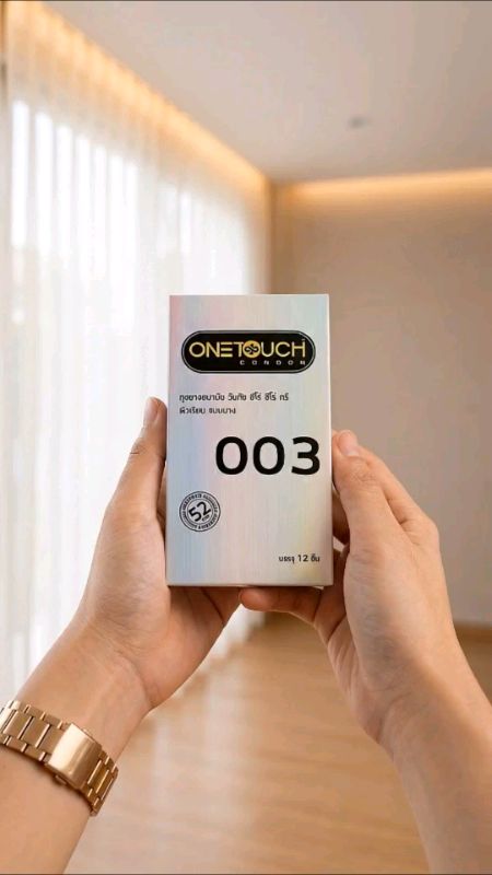 บางพิเศษ มั่นใจทุกสัมผัส! Onetouch 003 Family Pack 12 ชิ้น คุ้มมาก ✨ #Onetouch #ถุงยางอนามัย #003 #ไอเทมลับ #รีวิวของใช้  #Onetouch #ถุงยางอนามัย #003