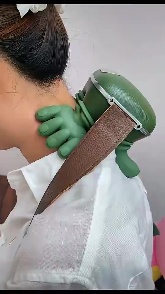 【UPUPLIFE】Máy massage cổ và vai 5 ngón tay, máy massage cổ, mát-xa tay bio‑nic, điện thông minh, độ sâu 3 mức, đắp nhiệt, cỡ nhỏ, không dây, phù hợp mọi vùng