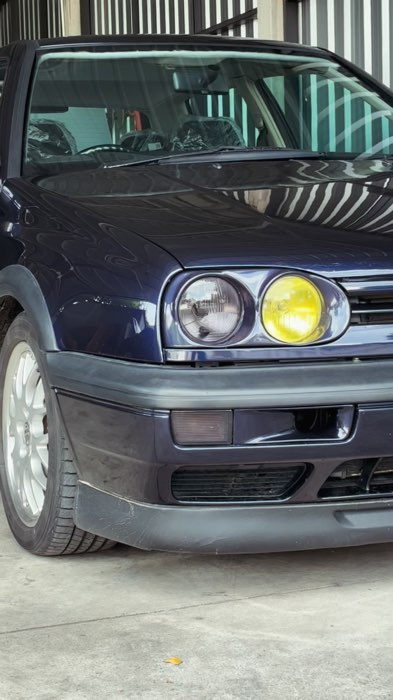 1 คู่ Euro Car ด้านหน้ากันชนลึกสปอยเลอร์คาง Lip Sport Valance Splitter สําหรับ VW Golf MK3 3 VR6 รถอุปกรณ์เสริม Body Kit