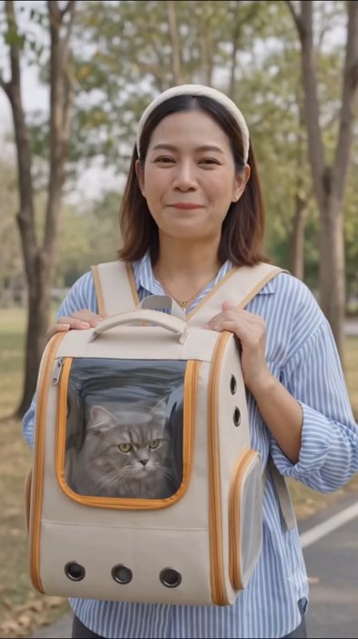 #กระเป๋าแมว#กระเป๋าเป้แมว#กระเป๋าเดินทางแมว#กระเป๋าแมวระบายอากาศ