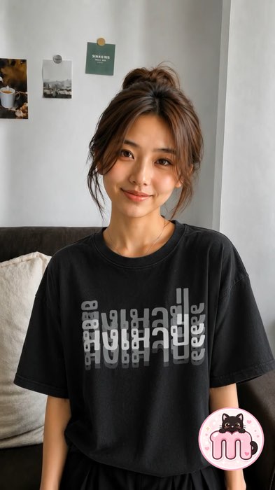 #Shopeeป้ายยา #เสื้อแฟชั่น #เสื้อเฮีย เบลอว่ารักแถบ 💖🖤