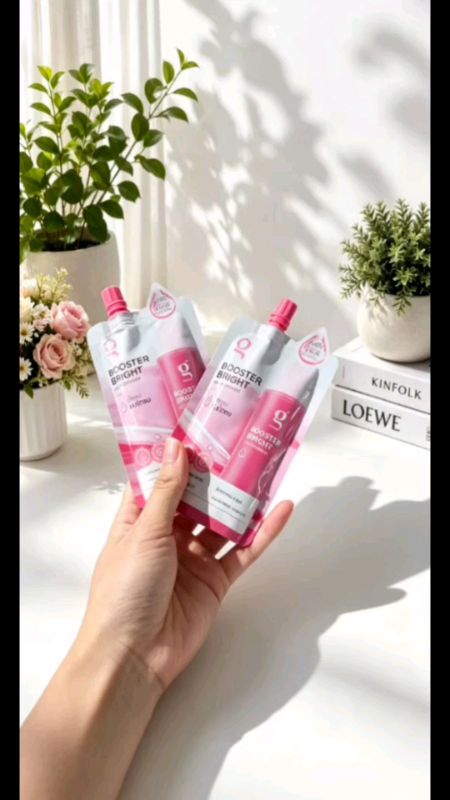 #GLAMM BOOSTER BRIGHT WHITE ESSENCE tinh chất dưỡng đặc hiệu size lớn 30 ml. Gói một lần, dễ hiểu!