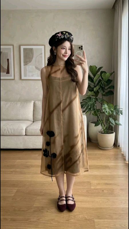 Đầm Lyn Around họa tiết đẹp sặc sỡ 📢 Đi đâu cũng nổi bật 🔥 #BạnBèThânThiếtMuaSắm #LynAround #ĐầmHoa #BloomInShadeAndShadow #ĐầmDài