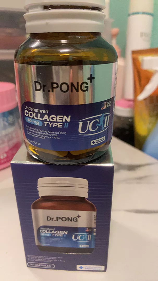 Dr.Pong Undenatured collagen type II ดีไหม คอลลาเจนสำหรับข้อเข่า รีวิวผู้ใช้