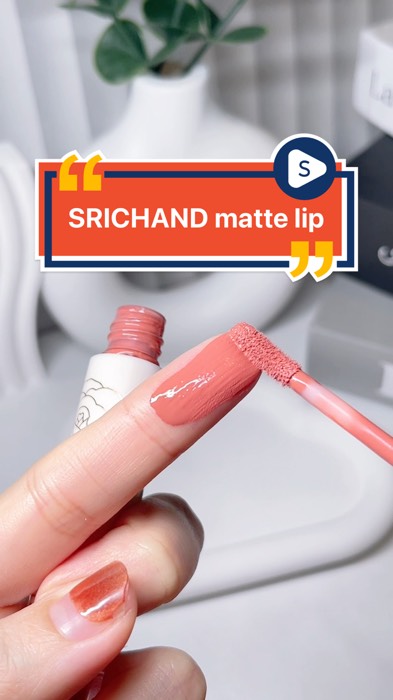 SRICHAND matte lip#SRICHAND #lipmatte #lipsrichand #รีวิวบิวตี้ #reviewbeauty #รีวิวลิป #Shopeeป้ายยา #ShopeeBeauty #ShopeeVideoMission #รีวิวของดี
