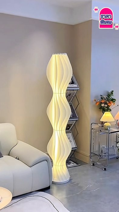 🛋️โคมไฟตั้งพื้น LED  สไตล์นอร์ดิก สำหรับตกแต่งห้อง ควบคุมเปิดปิดได้ระยะไกล ปรับเปลี่ยนสีได้ #โคมไฟตั้งพื้น #ของตกแต่งห้อง #ShopeeHome #ของเด็ดแอปส้ม