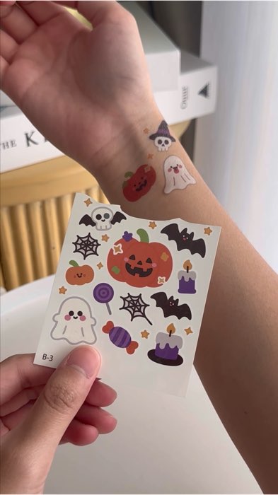 Tattoo Halloween rất dễ dính 🎃✨ #tattoo #Halloween #tattoochốngnước #ShopeeVideoMission #clipđỉnhkhođánhgiá #đánhgiátốt #đánhgiánổi tiếng