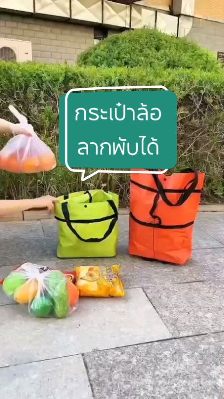 กระเป๋าล้อลากพับได้ จุของได้เยอะ #ครีเอเตอร์shop #ครีเอเตอร์ #กระเป๋าล้อลาก #กระเป๋า #กระเป๋าพับได้ #กระเป๋าช้อปปิ้ง #shopeeshop #shopee #review
