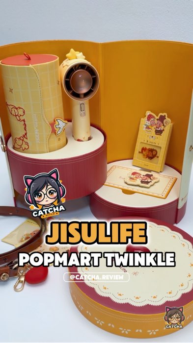 Jisulife x Pop Mart Twinkle Twinkle #quạtjisulife #JisulifexPOPMART #jisulifexpopmarttwinkle #twinkletwinkle #quạttwinkle #quạtdiđộng #quạtđễthương