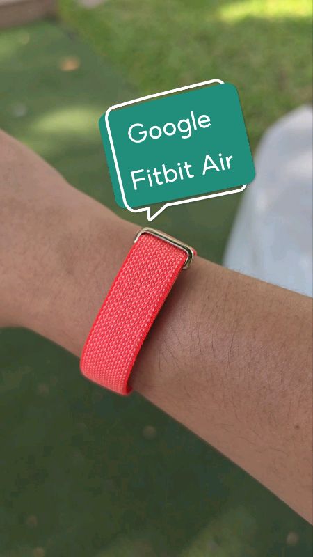 #GoogleFitbitAir dây đeo sức khỏe #SmartBand xuất sắc trong việc phát hiện giấc ngủ và các hoạt động, thiết kế mỏng nhẹ #GoogleHealth