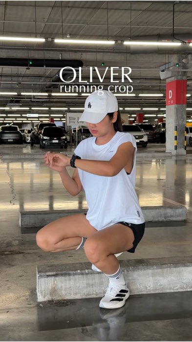 #OLIVER #áo chạy #áo tay dài có cổ tay ##olivermuscle #ตองภกาญ