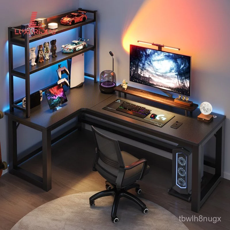 โต๊ะเกมมิ่งมุม โต๊ะคอมพิวเตอร์ โต๊ะทำงานที่บ้าน โต๊ะคู่ ชั้นวางหนังสือ โต๊ะรวม โต๊ะมุมห้องนอน โต๊ะสำนักงาน 1ULD — ของมงคลหมวดบ้านและฮวงจุ้ย