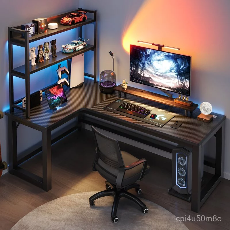 โต๊ะเกมมิ่งมุม โต๊ะคอมพิวเตอร์ โต๊ะทำงานที่บ้าน โต๊ะคู่ ชั้นวางหนังสือ โต๊ะรวม โต๊ะมุมห้องนอน โต๊ะสำนักงาน T8X8 — ของมงคลหมวดบ้านและฮวงจุ้ย